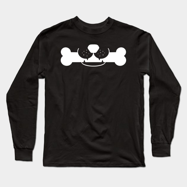 Doggy Bone Long Sleeve T-Shirt by Episodic Drawing